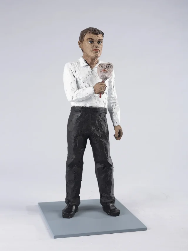 Man with a mask 