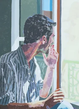 Frédéric Smoking at the Window – Hauptbild